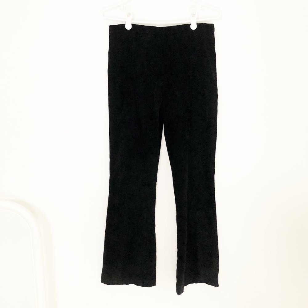 Vintage High Waisted Velvet Cropped Parisian Pants - Picture 6 of 7